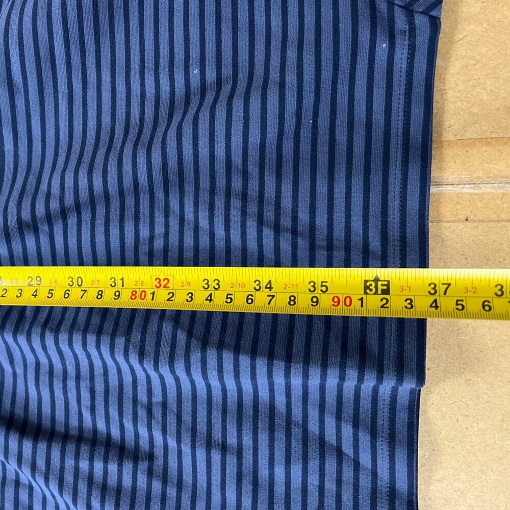 Toad&Co Blue Striped Athletic Dress With Pocket Size Large - Picture 4 of 5